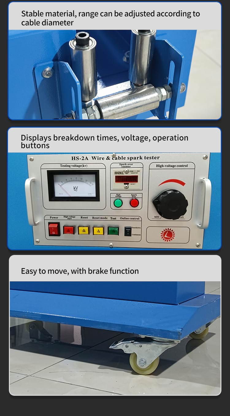 QP-15KV-25KV Cable Spark Tester Power Frequency Detection