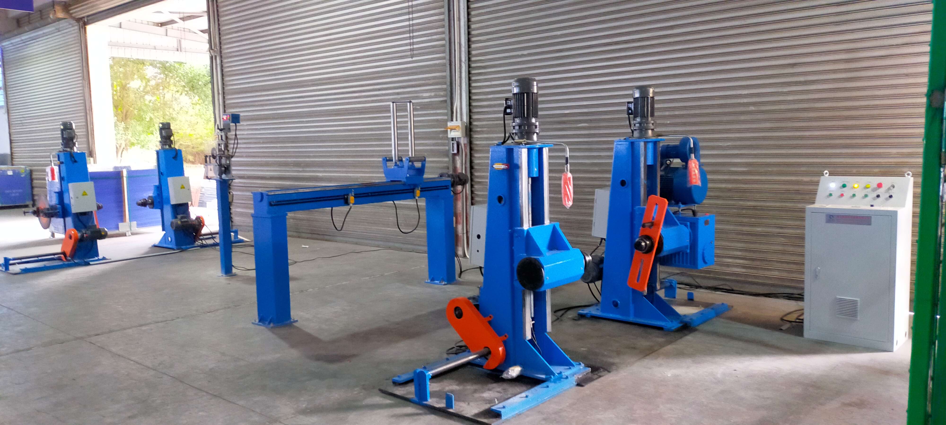 QP1250-3500 End-Shaft Cable Take-Up Pay-Off Machine